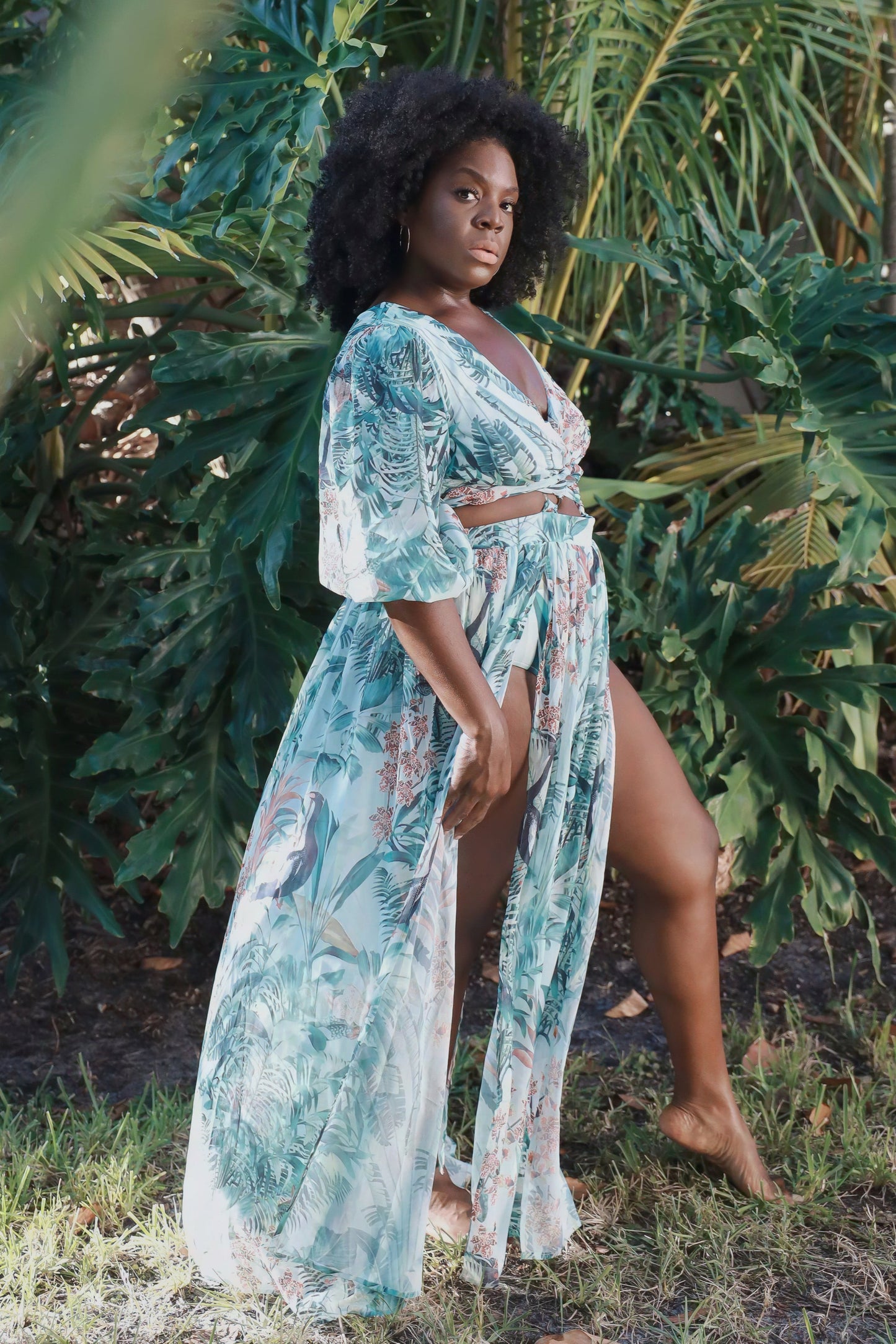 Botanica Maxi Dress (Plus-Size Only)