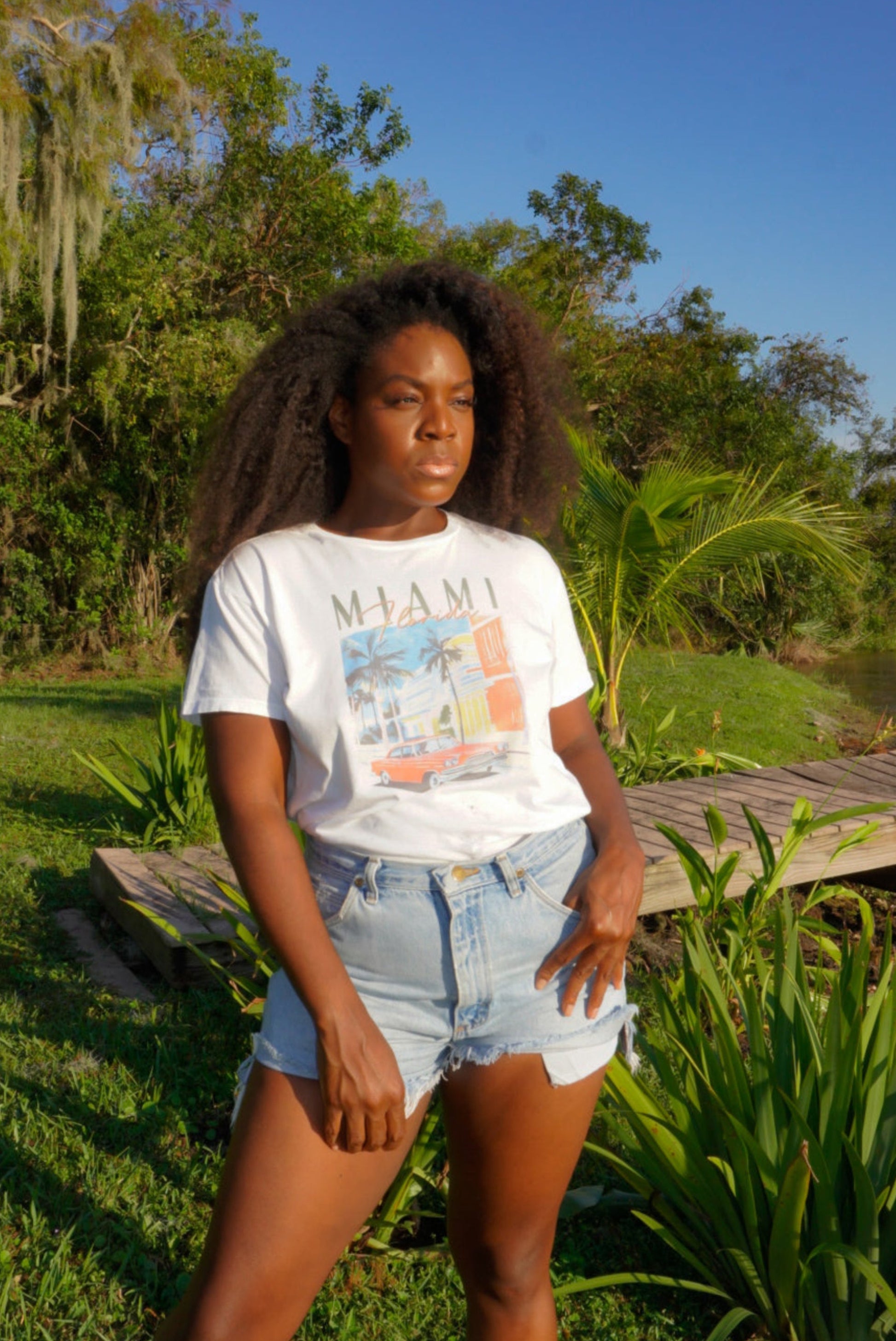 Ocean Drive Vintage Reverie Tee 100% cotton.