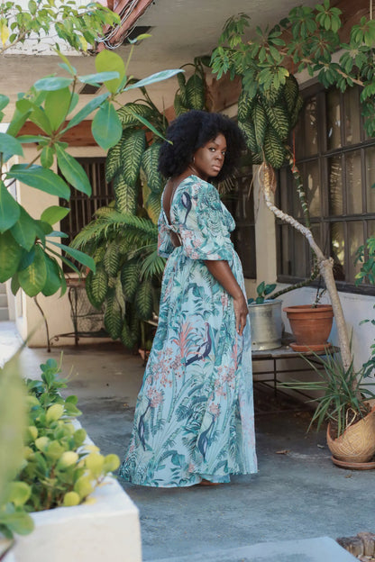 Botanica Maxi Dress (Plus-Size Only)