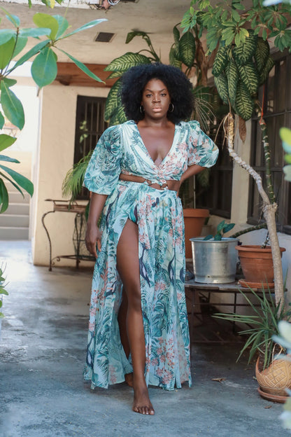 Botanica Maxi Dress (Plus-Size Only)