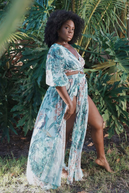 Botanica Maxi Dress (Plus-Size Only)