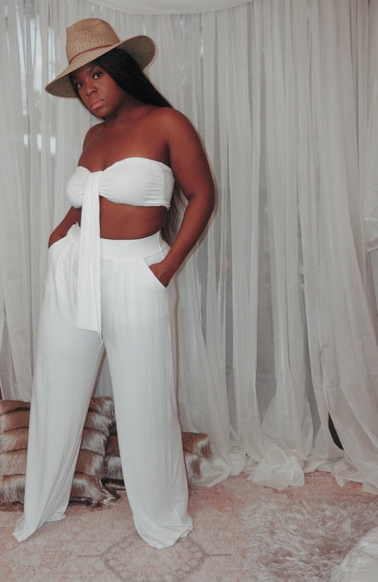 The Poppin' Peony Two Piece Pant Set