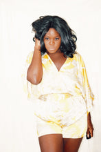 Load image into Gallery viewer, Hibiscus &amp; Palm Romper