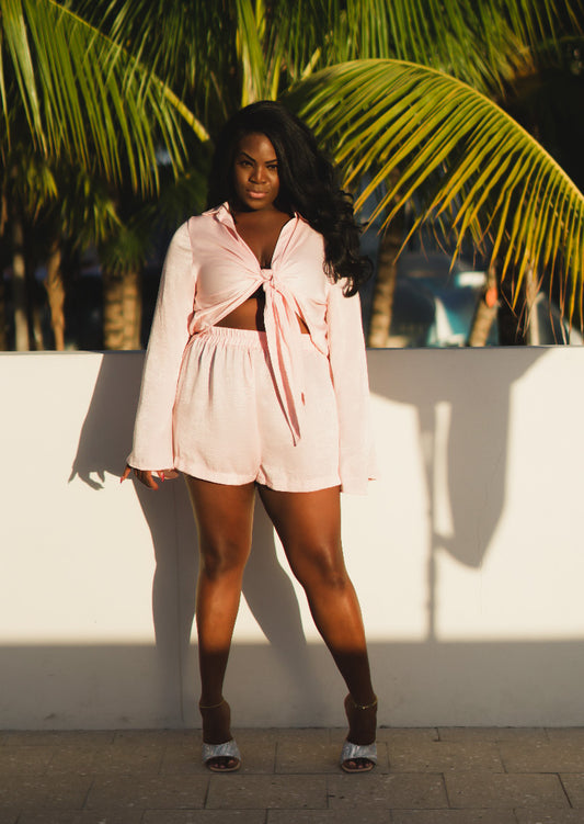 Blushed Out Set - Plus Size Only